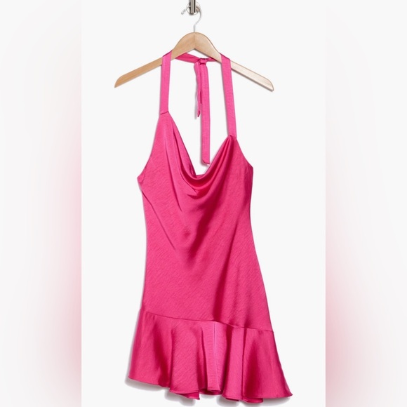 Chic mini dress with a flirty ruffle hem - Picture 3 of 3